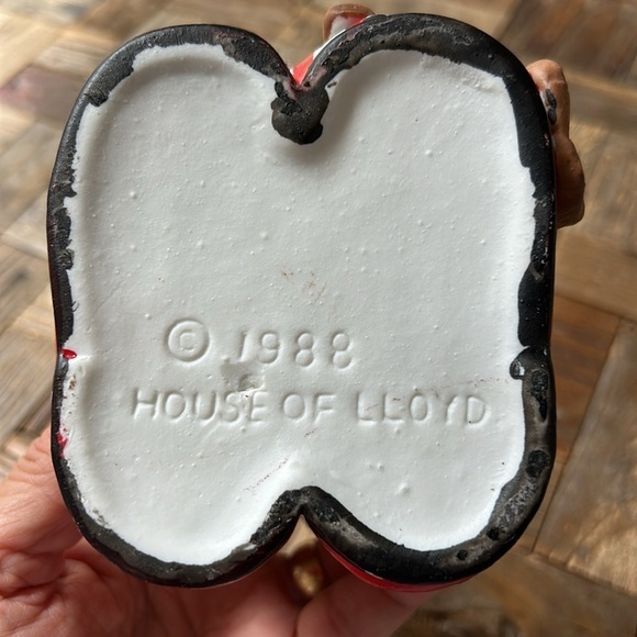 House of Lloyd Vintage Christmas Teddy Bear Planter - Picture 6 of 7